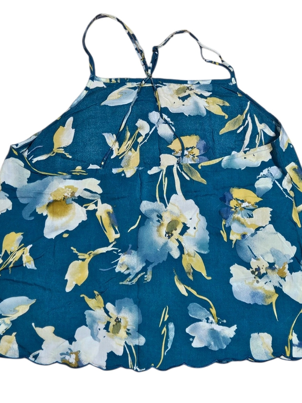stars above Teal Floral Two-Piece Pajama Set - Picture 5 of 11